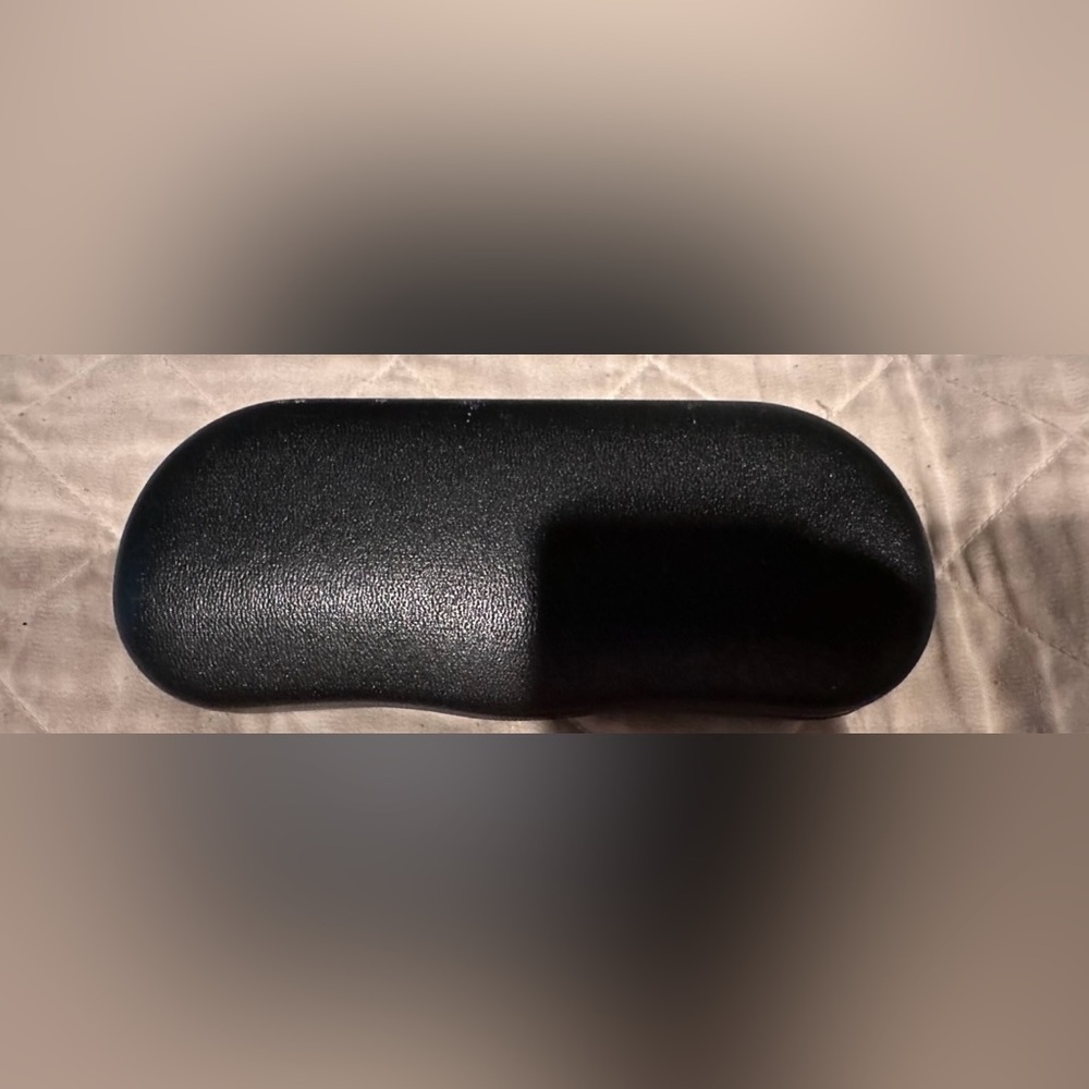 Sleek Black Pleather Eyeglasses case- New!